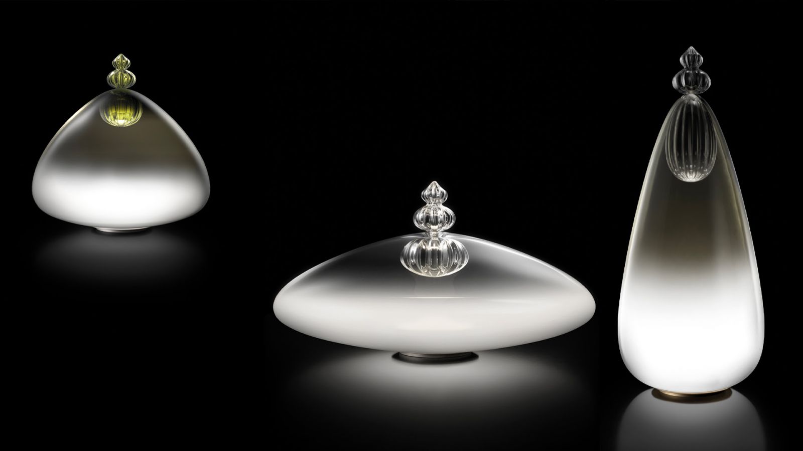 BAROVIER&TOSO ПРЕДСТАВЛЯЕТ PADMA, НОВУЮ КОЛЛЕКЦИЮ НАСТОЛЬНЫХ И ПОДВЕСНЫХ ЛАМП