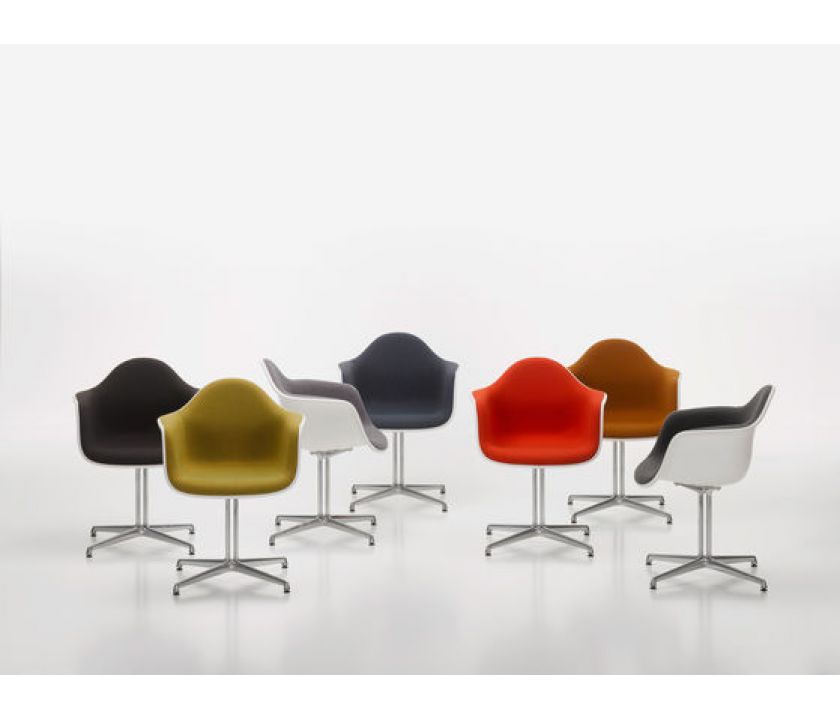 Eames plastic armchairs