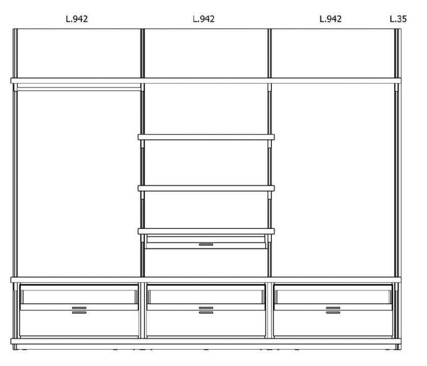 Гардеробная  WALK - IN   Molteni