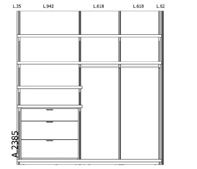 Гардеробная  WALK - IN   Molteni