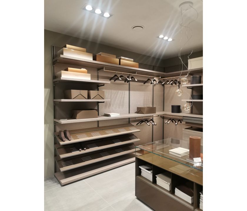 Rimadesio Гардеробная система Dress Bold, Перегородки Spazio Soho, Остров Altair