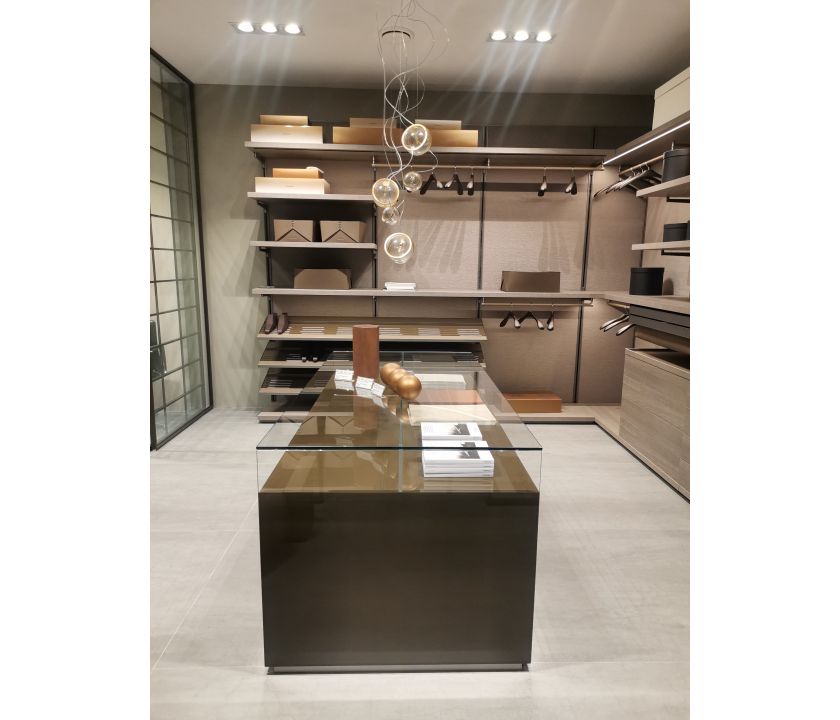 Rimadesio Гардеробная система Dress Bold, Перегородки Spazio Soho, Остров Altair