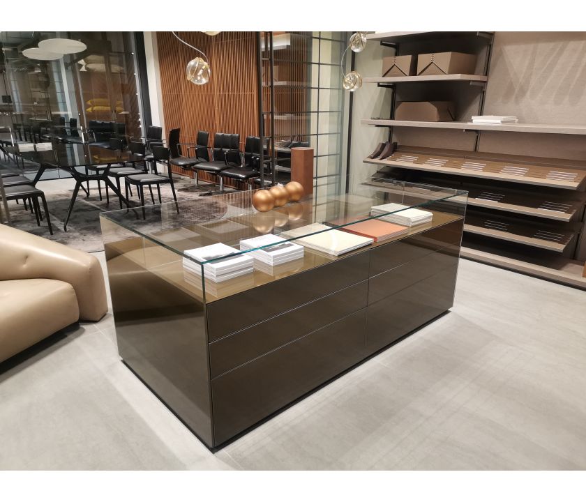 Rimadesio Гардеробная система Dress Bold, Перегородки Spazio Soho, Остров Altair