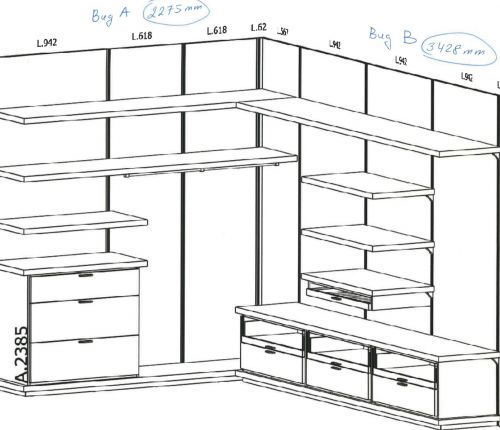 Гардеробная  WALK - IN   Molteni