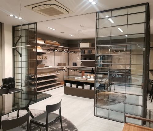 Гардеробная система Dress Bold, Перегородки Spazio Soho, Остров Altair