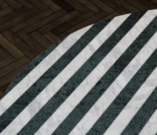 Стол Tobi-Ishi Полосатый мрамор