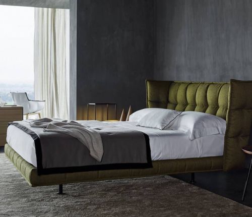 Кровать HUSK BED by Patricia Urquiola