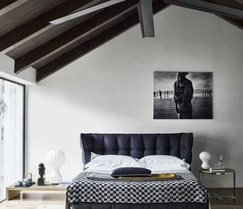 Кровать HUSK BED by Patricia Urquiola